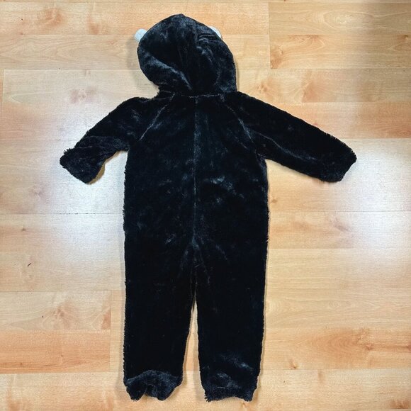 Target Black Fleece Hooded Gorilla Halloween Dress Up Costume Toddler 2-3T - Picture 5 of 6
